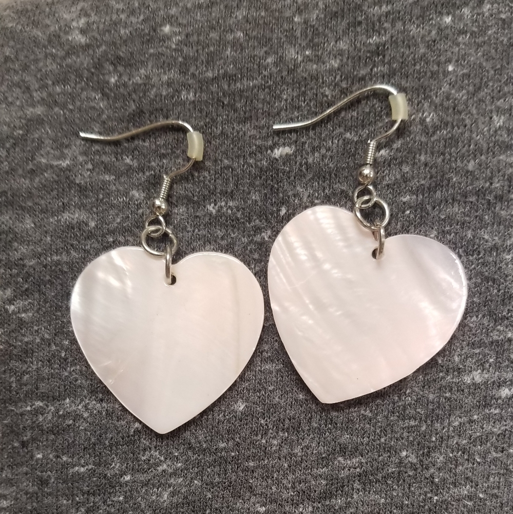 Pink Heart Earrings